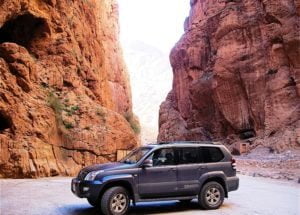 4X4 in todra gorges