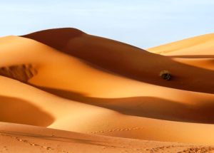 dunes in desert